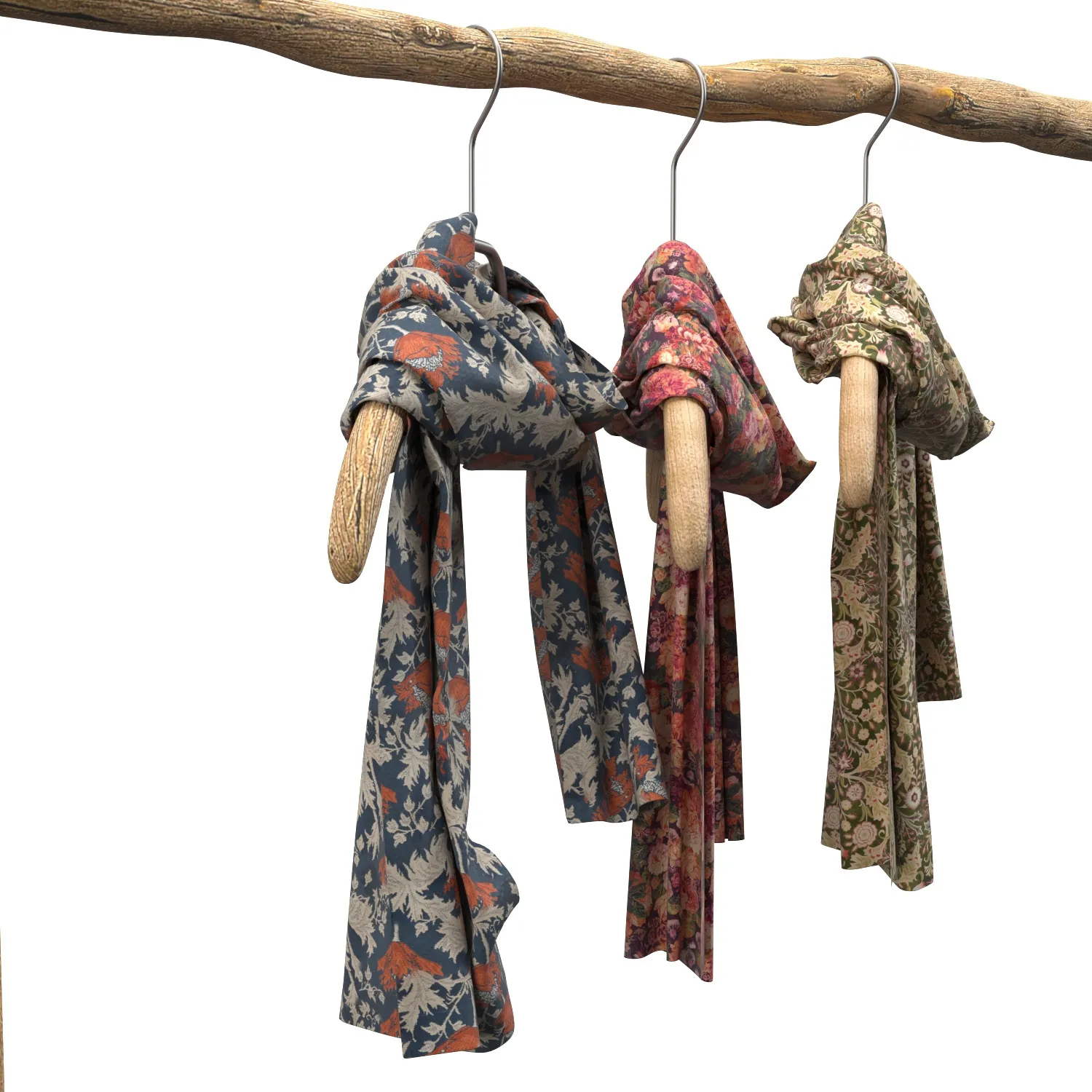 Scarf Display 3 PBR 3D Model_03